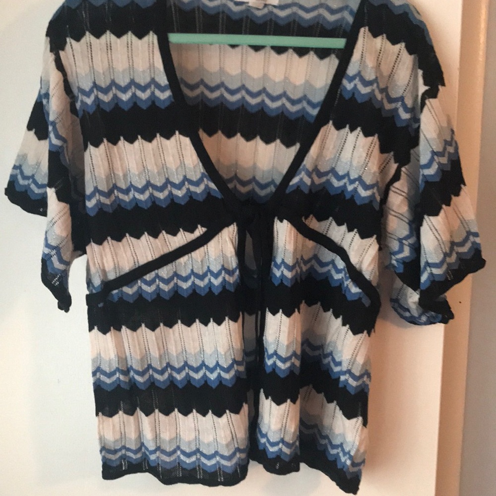 Dress Barn sweater with tie, 14/16